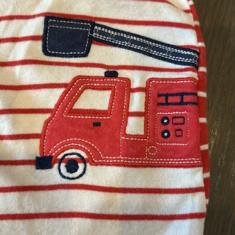 Carter's Firetruck Snap-Up Romper - 9M